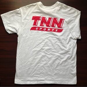 Vintage TNN Sports T Shirt Crew 90s Crew Nascar Racing TV Promo Size XL USA
